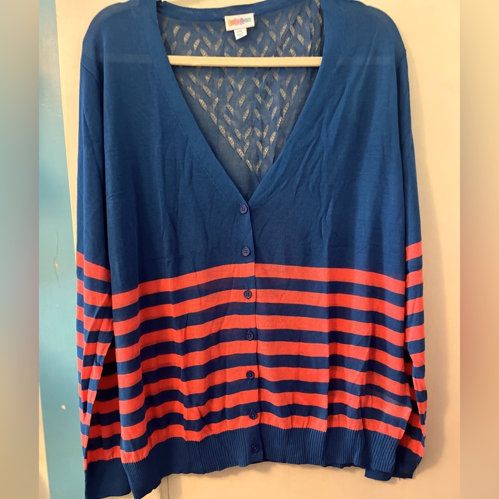 NWT LuLaRoe 2XL Cheryl Lightweight Cardigan